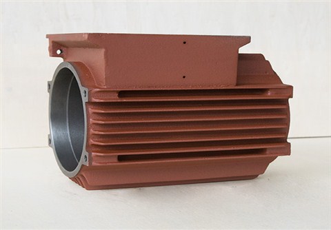 铸铁电机壳防爆电机90L立机机座外壳 铸铁电机壳防爆电机90L立机机座外壳