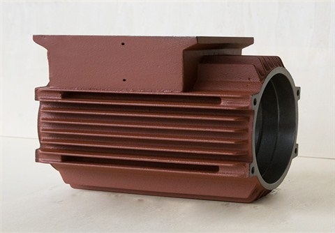 铸铁电机壳防爆电机90L立机机座外壳 铸铁电机壳防爆电机90L立机机座外壳