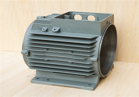 铸铁电机壳高能效电机132顶机机座外壳